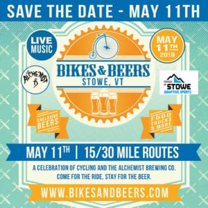 Bikes and Beers Stowe Poster
