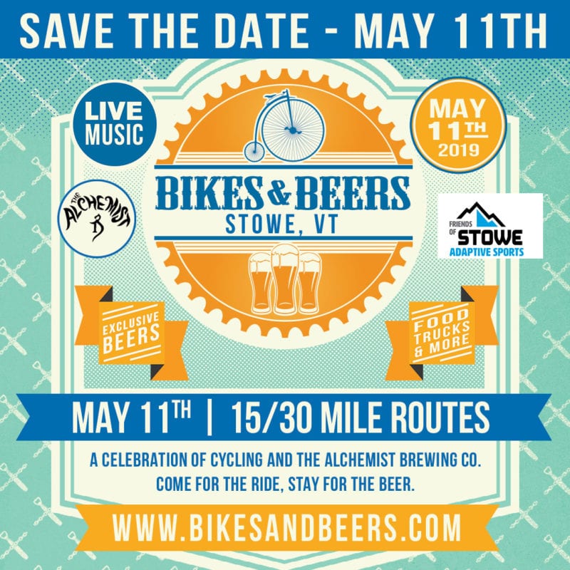 Bikes and Beers Ride Green Mountain Adaptive Sports