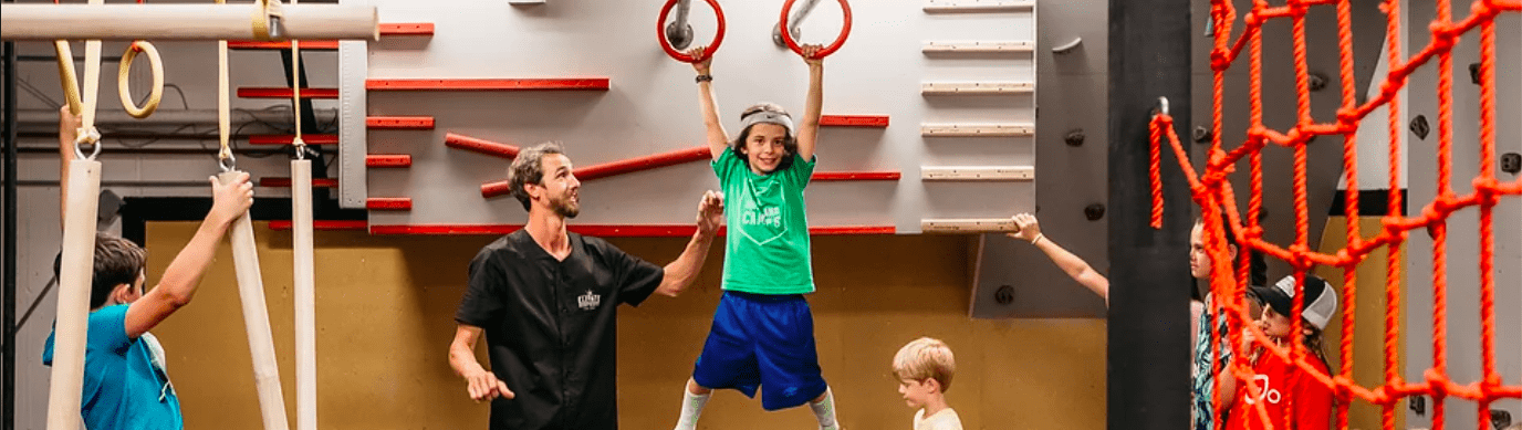 Parkour at Elevate Having a fun in the Parkour at Elevate