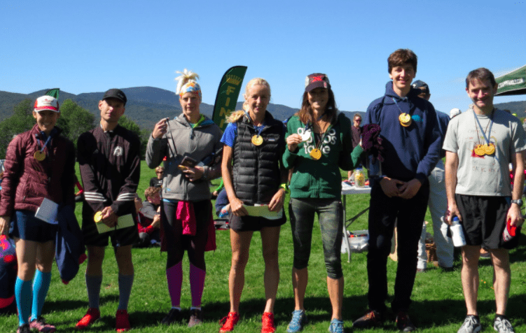 Teenage runners at Trapp enjoying their time at the event