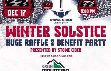Stowe Cider Winter Solstice Party at the Matterhorn to Benefit GMAS