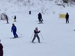 Jenna skiing with GMAS at Stowe.