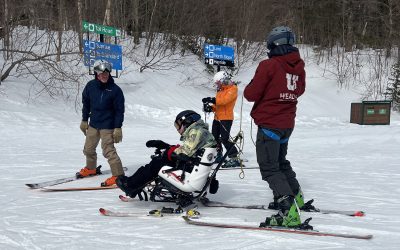 Jack is Back in a TetraSki at Stowe