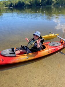 Grand Ma loves adaptive kayaking