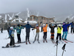 Friends of the Yellow House Community ski with GMAS.