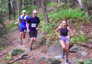 Group of runners at the Trapp Cabin Race. Photo Credit: Kathleene Marcil.