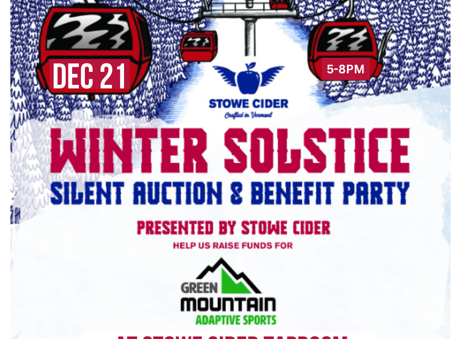 Stowe Cider Winter Solstice Party is at the Taproom December 21