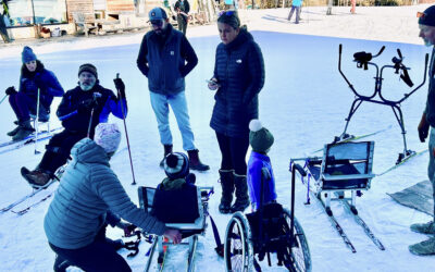 Fun times at the GMAS Adaptive Cross Country Ski Open House