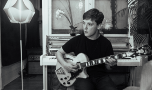 Dan G with his guitar