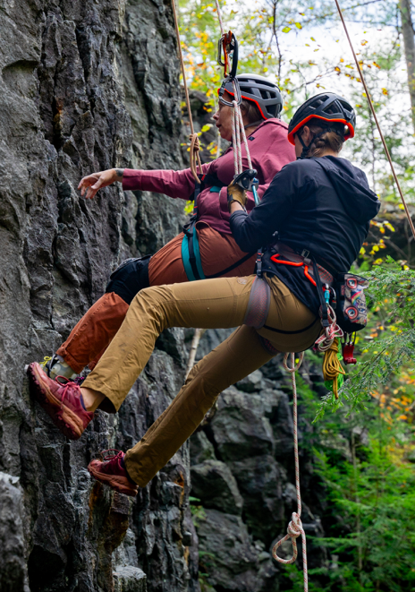 Amy Rock Climbing