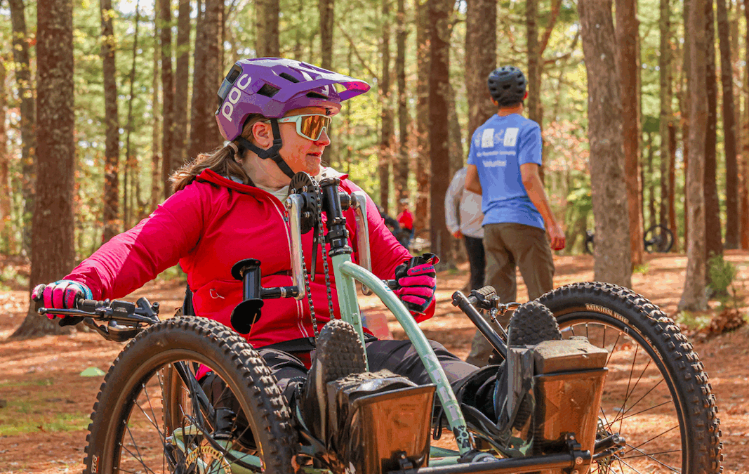 Kim Bean Earns BCIP Level 1 Adaptive Mountain Bike Instructor Certification