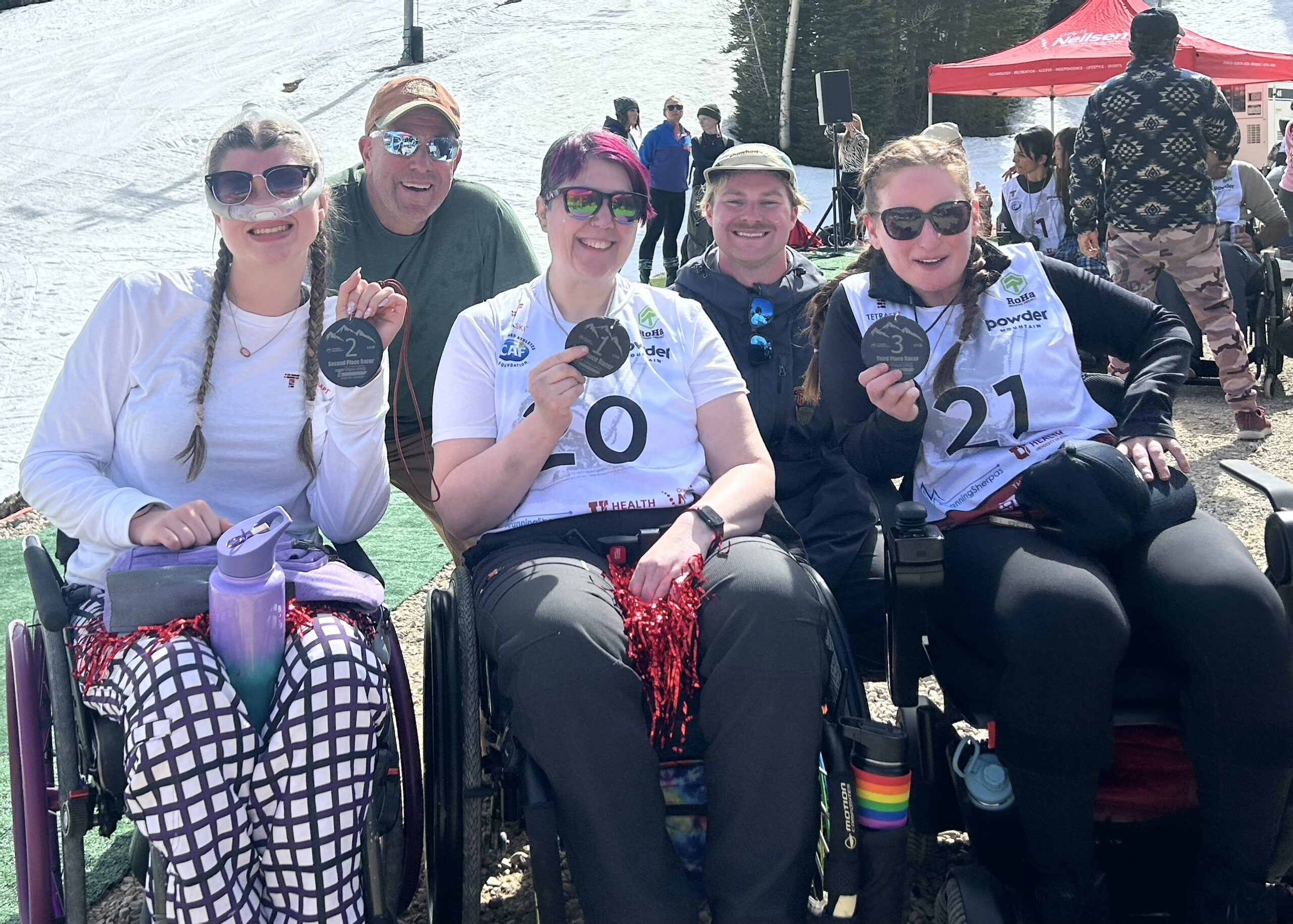 Nechie (21) was third in her first year in the SnowKart.